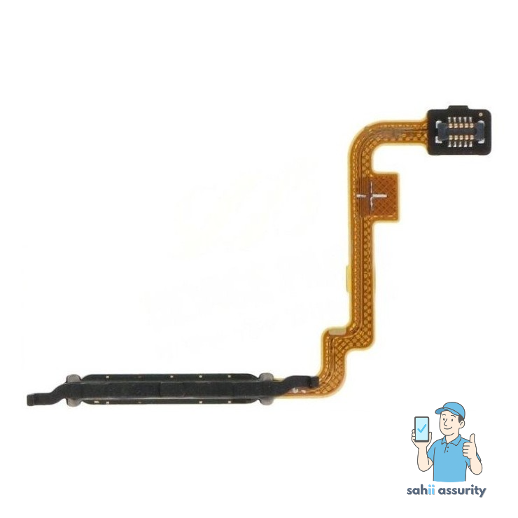 Fingerprint Sensor with Flex Cable for Xiaomi Redmi Note 10 Black thumbnail